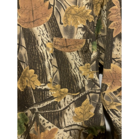 NWT Men's Long Sleeve T-shirt Crew Neck Camouflage Camo Master Sportsman Large - Picture 3 of 7